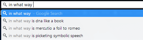 In What Way