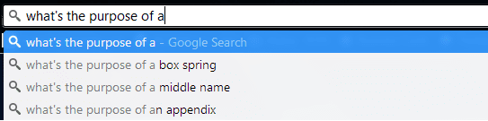 What's The Purpose of A