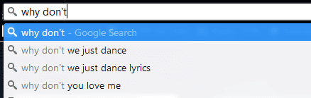 Why Don't
