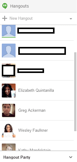 Google Plus New Hangouts Box