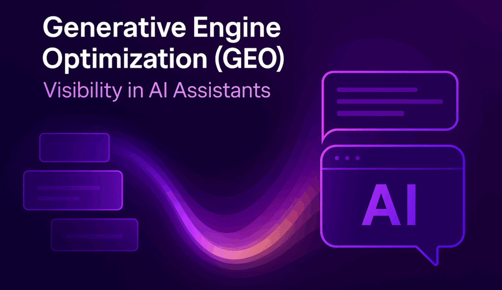 Generative Engine Optimization (GEO): The Complete Guide to AI Assistant Visibility