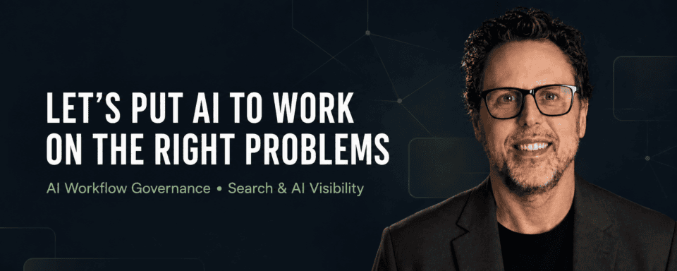 Contact Return On Now: Tommy Landry, Return On Now consultant for AI Workflow Governance and Search & AI Visibility