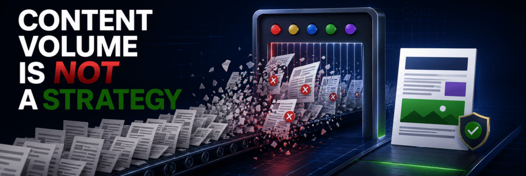 Google’s August Spam Update Shows Why Content Volume Is Not a Strategy