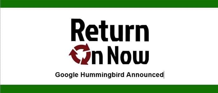 Google Hummingbird Announced