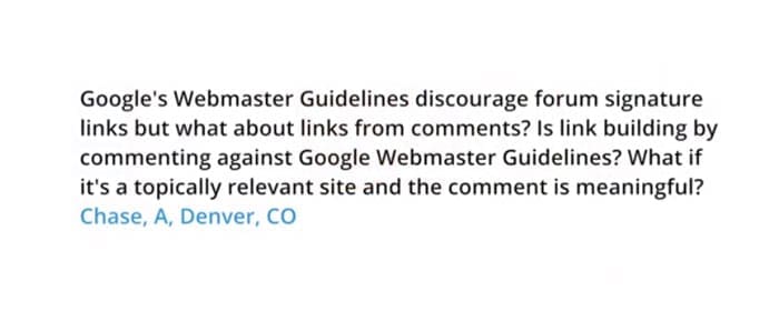 Is blog comment link building bad for SEO?