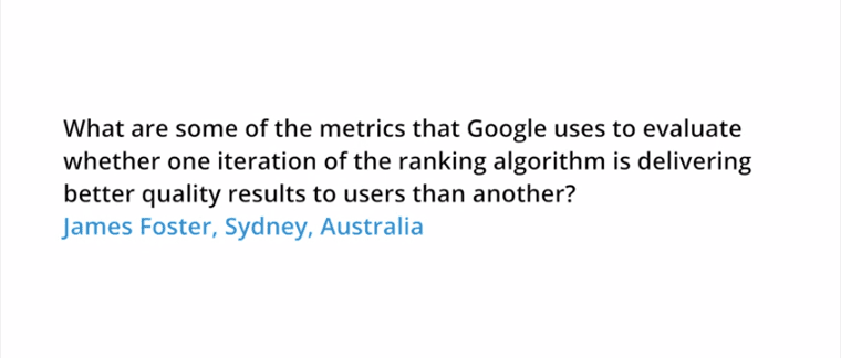 Google Algorithm Testing Question