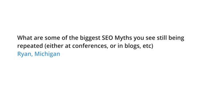 Biggest SEO Myths Matt Cutts Video