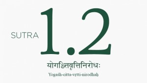 Patanjali's Yoga Sutra 1.2