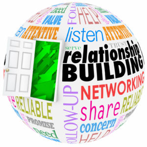 Relationship Building sphere for website authority