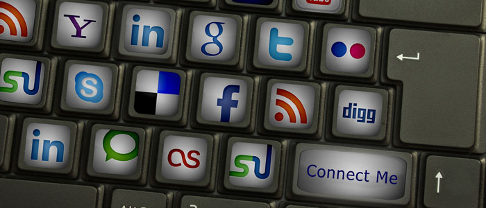 Social Media Authority Keyboard