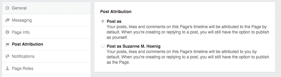 Make Your Own Small Business FB Page Post Attribution