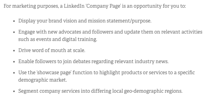 Econsultancy on How to Use Your LinkedIn Company Page