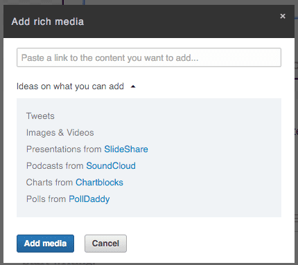 Rich Media You Can Add to LinkedIn Pulse with Embed Codes
