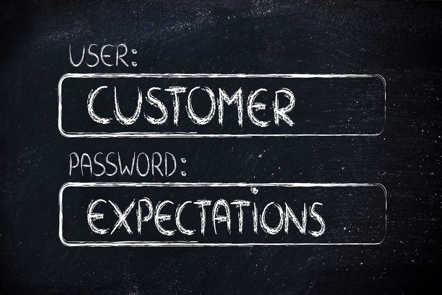 User Customer, Password Expectations