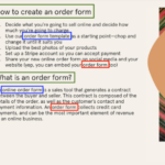 SEO Link Bait Order Form Sample