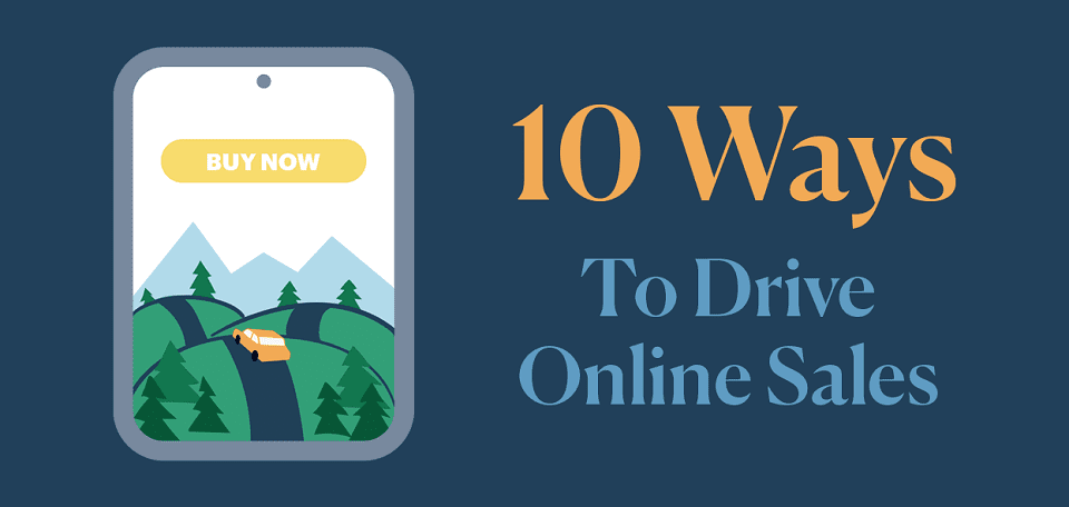 10 Ways To Drive Online Sales FEATURE IMAGE