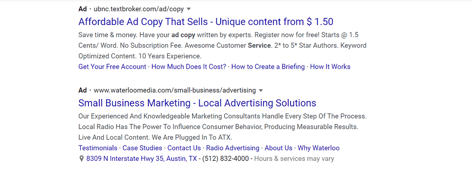 Guide to Successful Pay Per Click PPC Ad Copy Writing for B2B Marketing and AdWords Campaigns