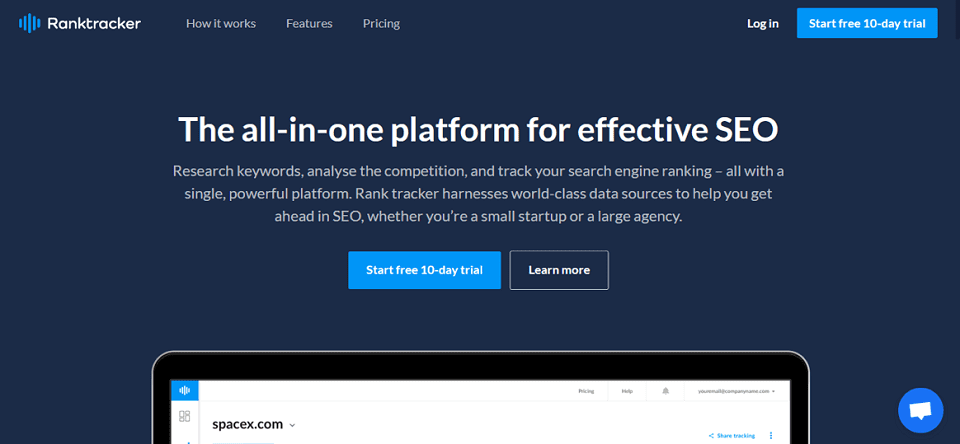 SEO Tools: Ranktracker