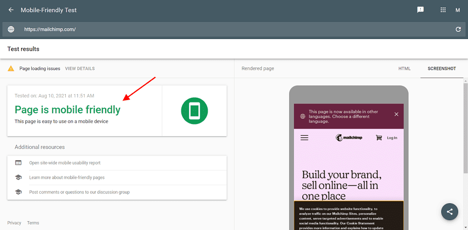 Reduce Bounce Rate using Google Mobile Friendly Test Tool to confirm mobile users will have a delightful experience