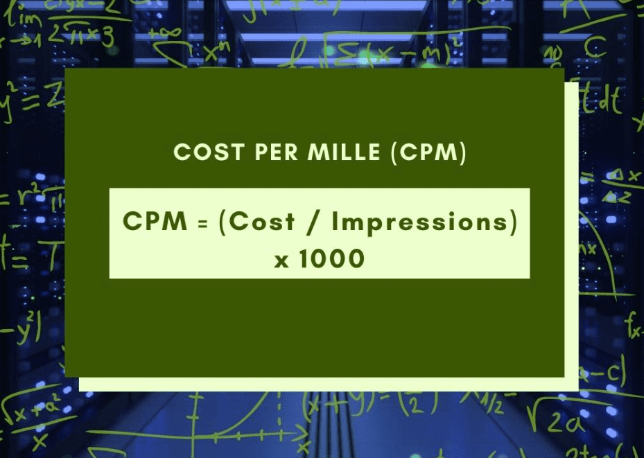 What is CPM? CPM = (Cost / Impressions) x 1000
