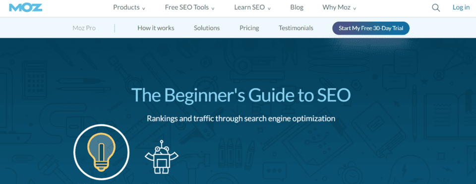 Moz Beginner's Guide to SEO Screenshot