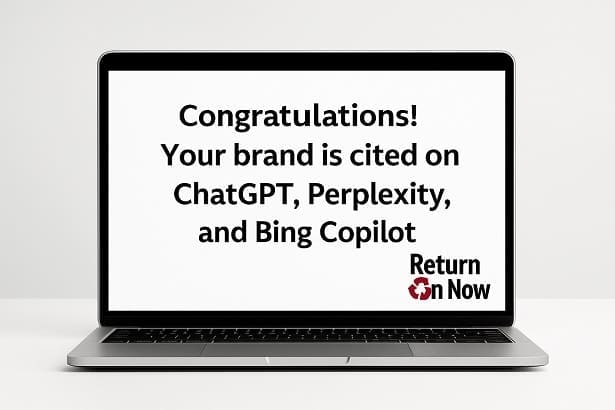 AI + Answer Engine Visibility Audit - Congratulations! Your brand is cited on ChatGPT, Perplexity, and Bing Copilot